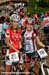 Cayley Brooks and Laura Bietola before the start of the race  		CREDITS:   		TITLE: MTB XC Nationals  		COPYRIGHT: Rob Jones