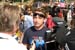 Matt White gets interviewed  		CREDITS:   		TITLE: Tour de France, 2009  		COPYRIGHT: � Tom Evans 2009