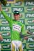 Mark Cavendish in green Sprint jersey  		CREDITS:   		TITLE: Tour de France, 2009  		COPYRIGHT: � Tom Evans 2009