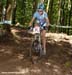 Thereza Hurikova gets bogged down in the mud  		CREDITS: Rob Jones  		TITLE: Bromont Canada Cup  		COPYRIGHT: Rob Jones