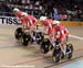 Denmark qualified number one, and were the only team to go under 4 minutes