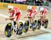 The Danes were the first to lose a rider, but hung on to win