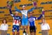 podium: Hincapie, Hesjedal,Barredo  		CREDITS:   		TITLE: Stage 8, Amgen Tour of California 2010  		COPYRIGHT: www.canadiancyclist.com