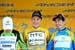 Rogers (centre) new GC leader  		CREDITS: Rob Jones  		TITLE: Tour of California  		COPYRIGHT: ROB JONES/CANADIAN CYCLIST.COM