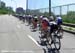The second climb of each lap strung the field out  		CREDITS: Rob Jones  		TITLE: 2010 Road Nationals  		COPYRIGHT: Rob Jones/CANADIANCYCLIST