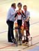 Tara Whitten gets ready  		CREDITS: Rob Jones  		TITLE: 2010 Track World Championships Copenhagen, Denmark  		COPYRIGHT: Rob Jones/CANADIANCYCLIST