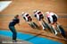 Coach Tanya Dubnicoff encourages the team  		CREDITS:   		TITLE: UCI Track World Championships, March 2011  		COPYRIGHT: