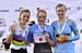 Womens Omnium Podium: Annette Edmondson, Allison Beveridge, Jolien DHoore 		CREDITS:  		TITLE: UCI Track Cycling World Cup II 2015-16 - Cambridge, New Zealand  		COPYRIGHT: (C) Copyright 2015 Guy Swarbrick All rights reserved
