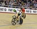 SemiFinals: Lin Junhong (China) vs Anna Meares (Australia) 		CREDITS:  		TITLE: 2016 Track World Championships, London UK 		COPYRIGHT: Rob Jones/www.canadiancyclist.com 2016 -copyright -All rights retained - no use permitted without prior, written permiss
