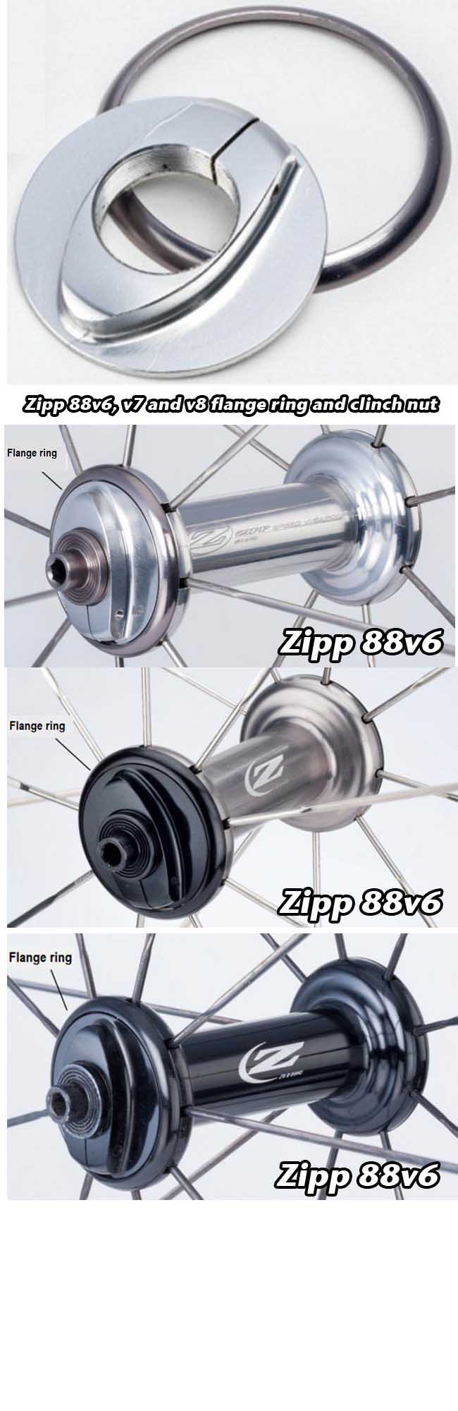 Zipp Front Wheel Hubs