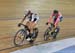 Points Race: Foreman-Mackey and Giovannetti 		CREDITS:  		TITLE: 2017 Elite Track Nationals 		COPYRIGHT: Robert Jones-Canadian Cyclist
