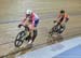 Points Race: Gibson and Beveridge 		CREDITS:  		TITLE: 2017 Elite Track Nationals 		COPYRIGHT: Robert Jones-Canadian Cyclist