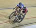 Junior Men Sprint 3-4 final, Tristan Guillemette vs Lucas Taylor  		CREDITS:  		TITLE: 2017 Track Nationals 		COPYRIGHT: Rob Jones/www.canadiancyclist.com 2017 -copyright -All rights retained - no use permitted without prior; written permission