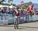Sina Frei gave the Swiss their first gold of the day 		CREDITS:  		TITLE: 2017 MTB World Championships, Cairns Australia 		COPYRIGHT: Rob Jones/www.canadiancyclist.com 2017 -copyright -All rights retained - no use permitted without prior; written permissi