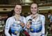 European Continental champions, Denmark (Amalie Dideriksen/Julie Leth) 		CREDITS:  		TITLE: Track World Cup Milton 2018 		COPYRIGHT: Rob Jones/www.canadiancyclist.com 2018 -copyright -All rights retained - no use permitted without prior; written permissio