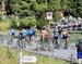 A crash on the start loop held up Sean Fincham 		CREDITS:  		TITLE: 2018 MTB World Championships, Lenzerheide, Switzerland 		COPYRIGHT: Rob Jones/www.canadiancyclist.com 2018 -copyright -All rights retained - no use permitted without prior; written permis