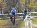 Ruby West (Pivot Maxxis P/B Stans NoTubes) leading  Sidney McGill ( Pedalhead Race Room) 		CREDITS:  		TITLE: 2019 Cyclocross National Championships 		COPYRIGHT: Rob Jones/www.canadiancyclist.com 2019 -copyright -All rights retained - no use permitted wit