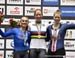 Letizia Paternoster, Kirsten Wild, Jennifer Valente 		CREDITS:  		TITLE: 2019 Track World Championships, Poland 		COPYRIGHT: Rob Jones/www.canadiancyclist.com 2019 -copyright -All rights retained - no use permitted without prior, written permission