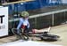 Kinley Gibson goes down and withdraws from race 		CREDITS:  		TITLE: 2019 Track World Championships, Poland 		COPYRIGHT: Rob Jones/www.canadiancyclist.com 2019 -copyright -All rights retained - no use permitted without prior, written permission