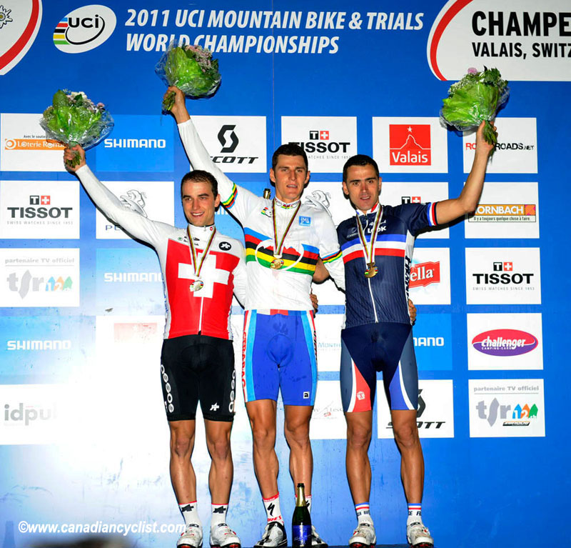 men podium