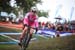 Elle Anderson, having a great season so far, stuck with some of the strongest racers in cyclocross this weekend. 		CREDITS:  		TITLE:  		COPYRIGHT: Meg McMahon
