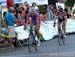 Florenz Knauer (Team Baier Landshut)  outsprints Tommy Nankervis (BISSELL Pro Cycling Team) for 2nd 		CREDITS:  		TITLE:  		COPYRIGHT: Greg Descantes