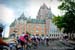 The field climbs in front of the Chateau Frontenac 		CREDITS:  		TITLE: The field climbs in front of the Chateau Frontenac 		COPYRIGHT: Lyne Lamoureux