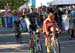 Joanne KIESANOWSKI  (Team TIBCO) outsprints Leah KIRCHMANN  (Optum Pro Cycling p/b Kelly Benefits) to win the UBC Grand Prix 		CREDITS:  		TITLE:  		COPYRIGHT: