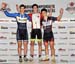 Final omnium podium 		CREDITS:  		TITLE: Junior Track Nationals 		COPYRIGHT: Rob Jones/www.canadiancyclist.com 2014 -copyright -All rights retained - no use permitted without prior, written permission
