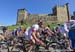 Climbing past the Templar castle 		CREDITS:  		TITLE: 2014 Road World Championships Ponferrada Spain 		COPYRIGHT: Rob Jones/www.canadiancyclist.com 2014 -copyright -All rights retained - no use permitted without prior, written permission