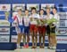 Podium:  Russia, China, Australia 		CREDITS:  		TITLE: 2015 Track World Championships 		COPYRIGHT: Rob Jones/www.canadiancyclist.com 2015 -copyright -All rights retained - no use permitted without prior, written permission