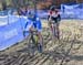Maghalie Rochette (Can) LUNA Pro Team leading Mical Dyck (Can) Naked Factory Racing 		CREDITS:  		TITLE: 2015 Manitoba Grand Prix of Cyclocross 		COPYRIGHT: Rob Jones/www.canadiancyclist.com 2015 -copyright -All rights retained - no use permitted without 