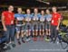 The entire Canadian womens endurance team 		CREDITS:  		TITLE: 2016 Track World Championships, London UK 		COPYRIGHT: Rob Jones/www.canadiancyclist.com 2016 -copyright -All rights retained - no use permitted without prior, written permission