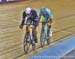 Boudat and Zakharov snuck away at just the right time to take first and second 		CREDITS:  		TITLE: 2016 Track World Championships, London UK 		COPYRIGHT: Rob Jones/www.canadiancyclist.com 2016 -copyright -All rights retained - no use permitted without pr