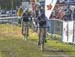 Thierry Laliberte sprinting to keep ahead of  Aaron Schooler 		CREDITS:  		TITLE: 2017 CX Nationals 		COPYRIGHT: Rob Jones/www.canadiancyclist.com 2017 -copyright -All rights retained - no use permitted without prior; written permission