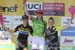 U23: Fleur Nagengast, Emma White, Ruby West 		CREDITS:  		TITLE: 2017 Cyclo-cross World Cup #2 		COPYRIGHT: Peter Kraiker