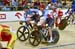 Kinley Gibson and Allison Beveridge - Women Madison 		CREDITS:  		TITLE: 2017 Track World Cup 1,  Pruszkow, Poland 		COPYRIGHT: Guy Swarbrick/TLP