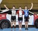 Sprint podium - Sprint - Sarah Van Dam , Madison Dempster, Adele Desgagnes 		CREDITS:  		TITLE: 2017 Track Nationals 		COPYRIGHT: Rob Jones/www.canadiancyclist.com 2017 -copyright -All rights retained - no use permitted without prior; written permission