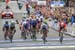 Photo finish - Sagan wins by a bike throw 		CREDITS:  		TITLE: 2017 Road World Championships, Bergen, Norway 		COPYRIGHT: Rob Jones/www.canadiancyclist.com 2017 -copyright -All rights retained - no use permitted without prior; written permission