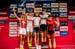 Overall World Cup podium: Jolanda Neff, Maja Wloszczowska, Yana Belomoina, Annika Langvad, inda Indergand 		CREDITS:  		TITLE:  		COPYRIGHT: Sven Martin 2017