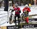 Michel Hamel (QC) CXS- Club Cycliste de Sherbrooke and Czeslaw Lukaszewicz (QC) Veloselect-Apogee 		CREDITS:  		TITLE: 2018 Canadian Cyclo-cross Championships 		COPYRIGHT: ROB JONES/CANADIAN CYCLIST