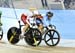 Lauriane Genest (Canada) and Urszula Los (Poland) 		CREDITS:  		TITLE: Track World Cup Milton 2018 		COPYRIGHT: Rob Jones/www.canadiancyclist.com 2018 -copyright -All rights retained - no use permitted without prior; written permission