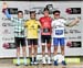 Final jerseys: Ben Perry, James Piccoli, Thomas Revard, Serghei Tvetcov 		CREDITS:  		TITLE: Tour de Beauce 		COPYRIGHT: Rob Jones/www.canadiancyclist.com 2018 -copyright -All rights retained - no use permitted without prior; written permission