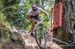 Nino Schurter (Sui) Scott-SRAM MTB Racing nearly comes off the bike 		CREDITS:  		TITLE: Val di Sole World Cup 		COPYRIGHT: Ego-Promotion