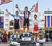 Stage 4 podium: Riley Pickrell, Riley Sheehan, Yoshiaki Fukuda 		CREDITS:  		TITLE: 2018 Tour de L Abitibi - Stage 4 		COPYRIGHT: Rob Jones/www.canadiancyclist.com 2018 -copyright -All rights retained - no use permitted without prior; written permission