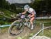Evie Richards (GBr) Trek Factory Racing XC 		CREDITS:  		TITLE: 2018 UCI World Cup Albstadt 		COPYRIGHT: Rob Jones/www.canadiancyclist.com 2018 -copyright -All rights retained - no use permitted without prior; written permission