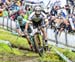 Nino Schurter (Sui) Scott-SRAM MTB Racing and Stephane Tempier (Fra) Bianchi Countervail 		CREDITS:  		TITLE: 2018 UCI World Cup Albstadt 		COPYRIGHT: Rob Jones/www.canadiancyclist.com 2018 -copyright -All rights retained - no use permitted without prior;