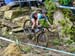 Sandra Walter had no problem on the drop whether many others were crashing 		CREDITS:  		TITLE: 2018 UCI World Cup Albstadt 		COPYRIGHT: Rob Jones/www.canadiancyclist.com 2018 -copyright -All rights retained - no use permitted without prior; written permi