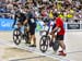 Lauriane Genest vs Natasha Hansen in SemiFinal 		CREDITS:  		TITLE: Commonwealth Games, Gold Coast 2018 		COPYRIGHT: Rob Jones/www.canadiancyclist.com 2018 -copyright -All rights retained - no use permitted without prior; written permission