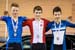 Dylan Bibic; Jacob Rubuliak; Matthias Giullemette 		CREDITS:  		TITLE: 2018 Junior Track Nationals 		COPYRIGHT: ?? 2018 Ivan Rupes